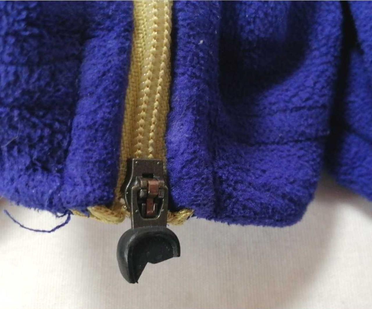 サイドファスナー破損