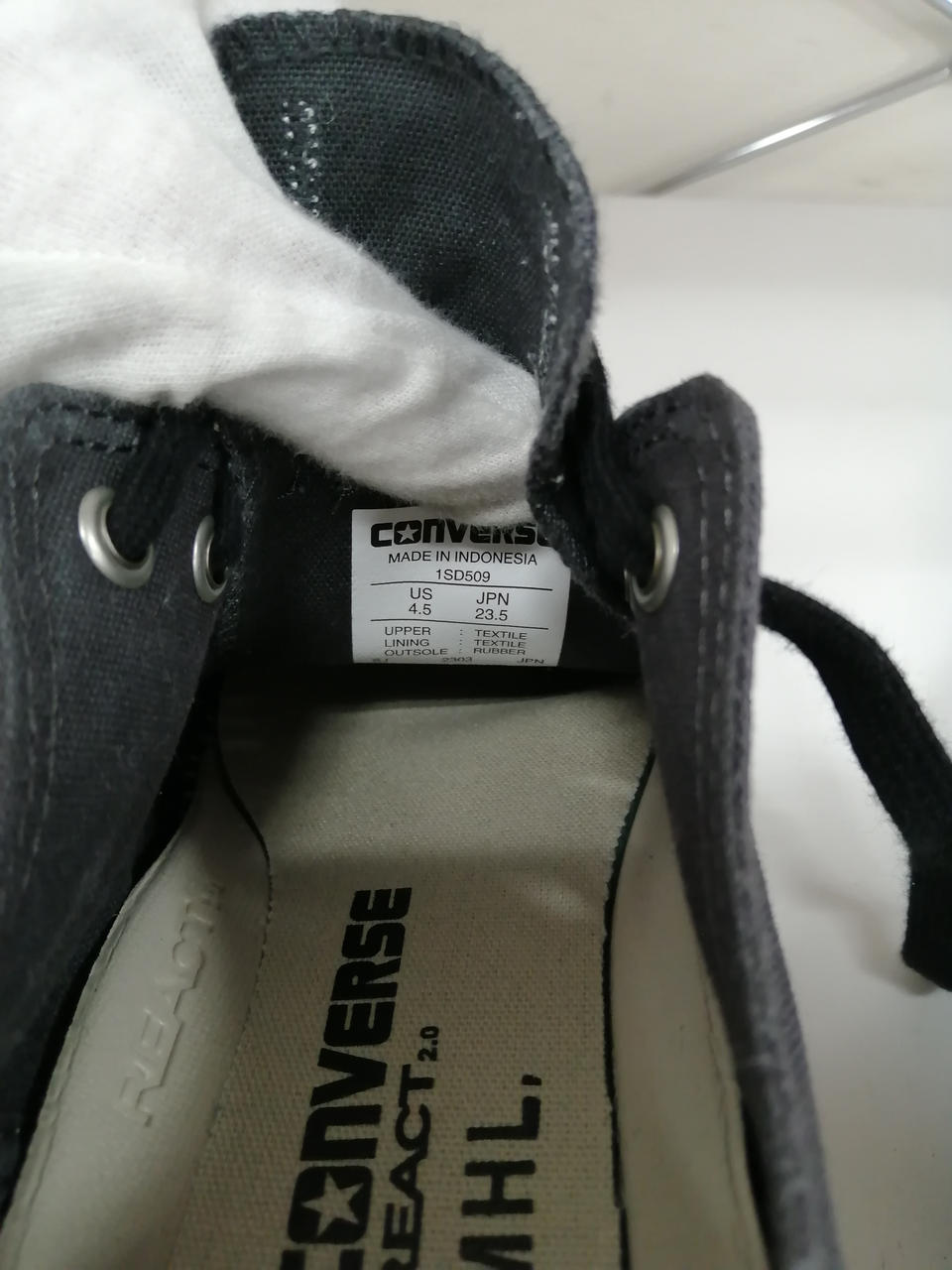 CONVERSE REACT 2.0 MHL. ダークグレー 5 Converse and MHL. Collaborate on the 'All Star Earl' — eye_C
