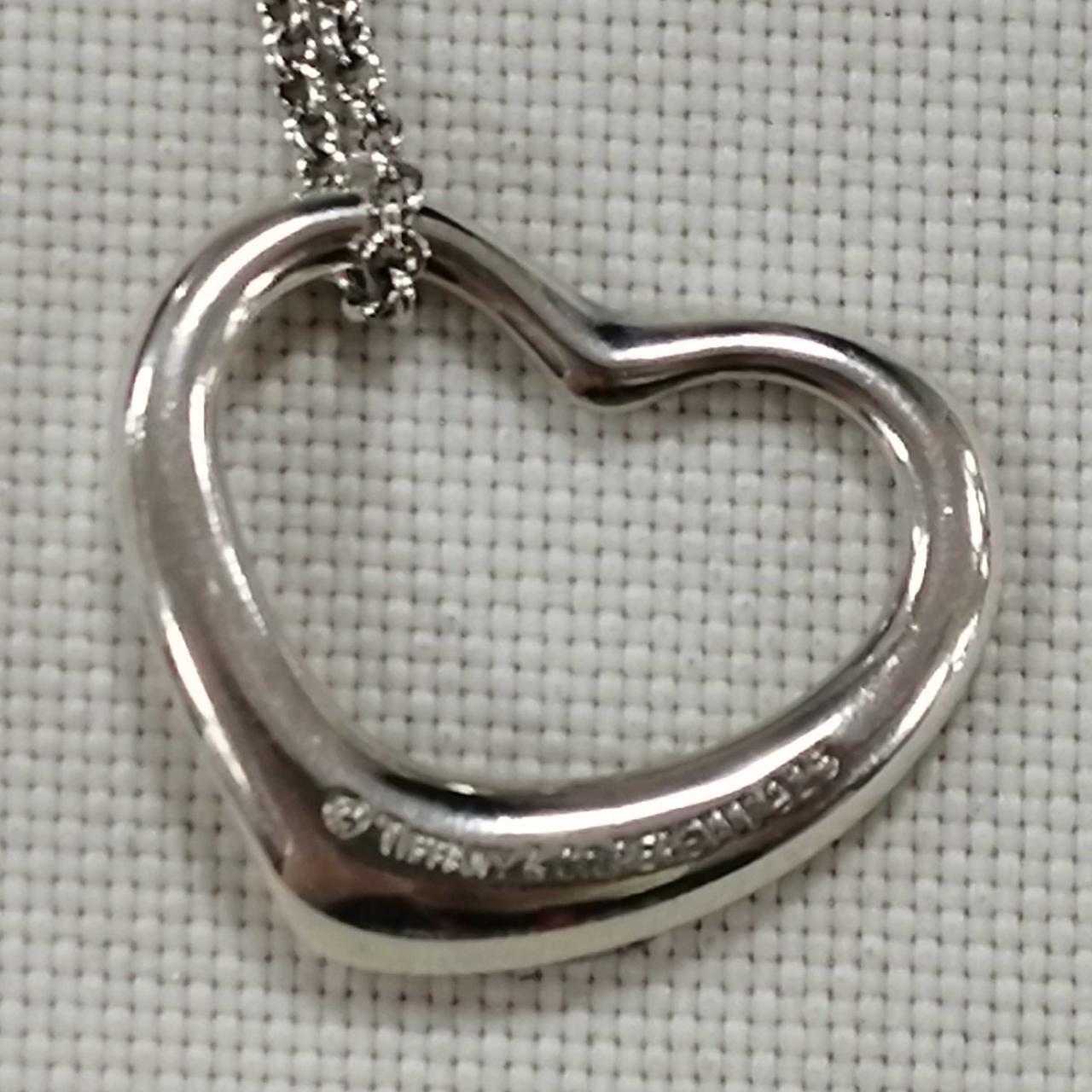 お値下げ❗超美品✨ティファニー オープンハート ネックレス　AG925♪ ティファニー(TIFFANY&CO.)|オープンハートネックレス|HARDOFF