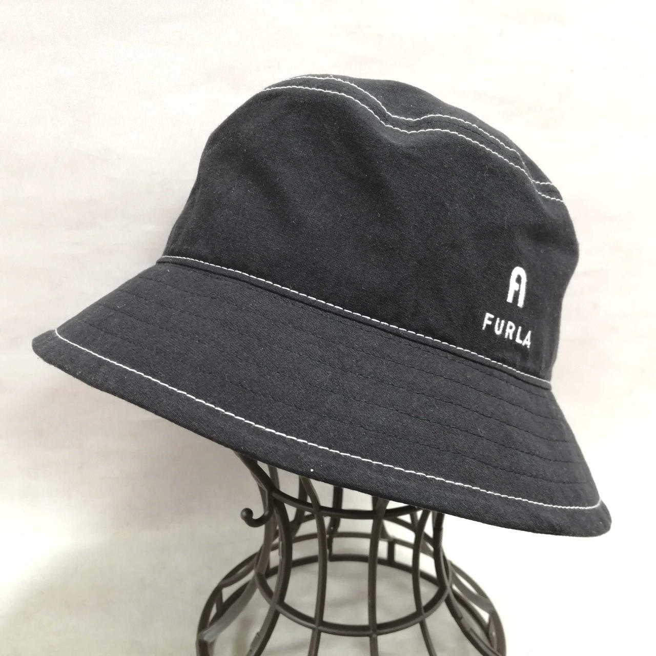 フルラ(FURLA)|ロゴ刺繍バケットハット|HARDOFFオフモール
