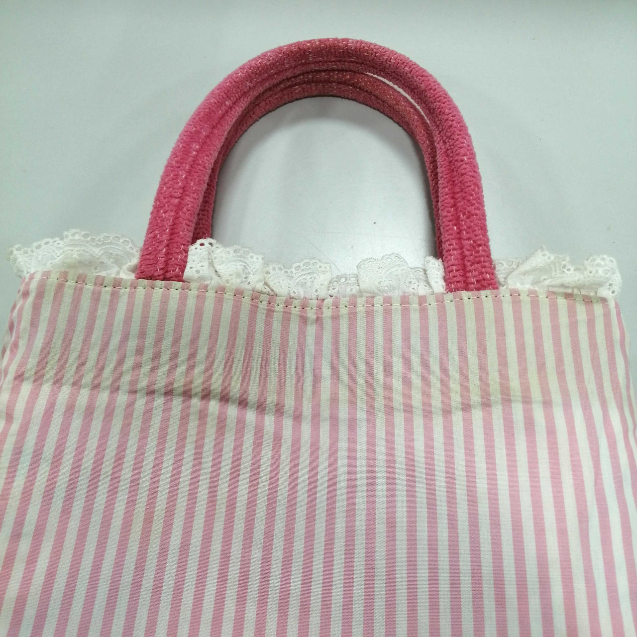 バッグ上部変色あり