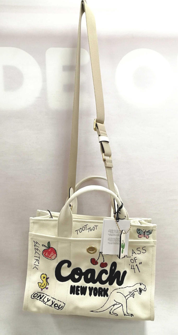 COACH‼️未使用状態(^^)オフホワイト2WAYトートバック‼️ コーチ COACH バッグ （ホワイト） -ファッション通販 FASHION