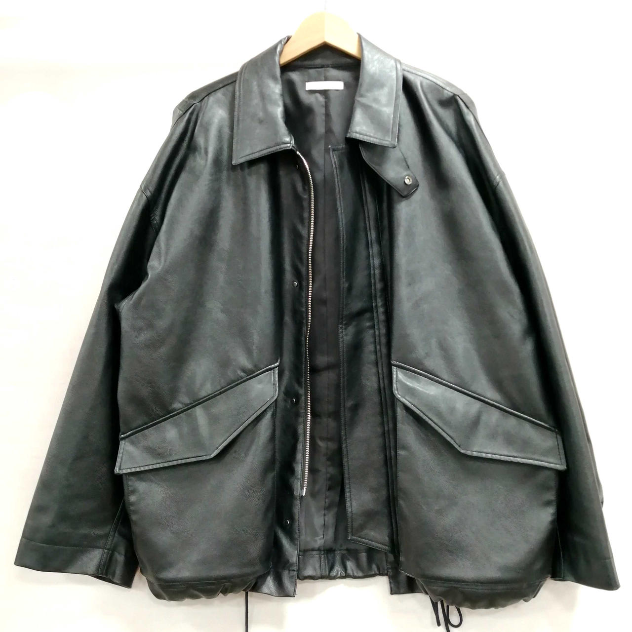 WYM 合皮レザーブルゾン ARTIFICIAL GRAIN MILITARY BLOUSON（ブルゾン）｜WYM LIDNM