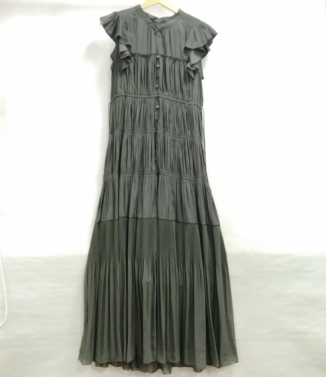 ギャザードロストティアードワンピース オフ サイズ2 COCO DEAL