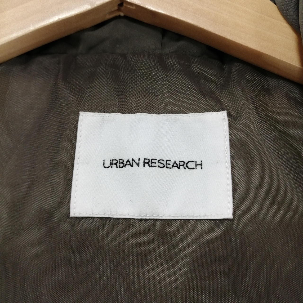 アーバンリサーチ　キルティングドロストダウンコート　黒 URBAN RESEARCH（アーバンリサーチ）の「キルティングドロスト