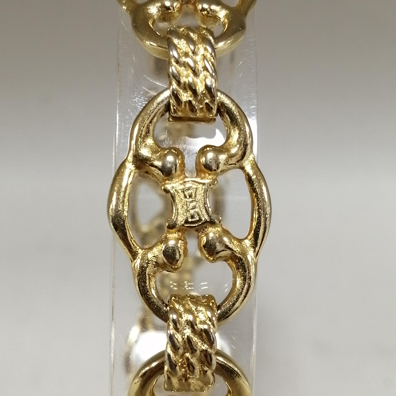 【美品】セリーヌ　トリオンフ　チェーン　ブレスレット　ゴールド　アクセ　454 セリーヌ(CELINE)|トリオンフチェーンブレスレット|HARDOFFオフ