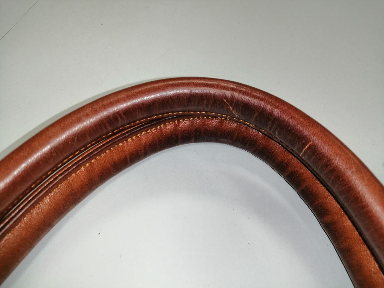 ハンドル内側変色