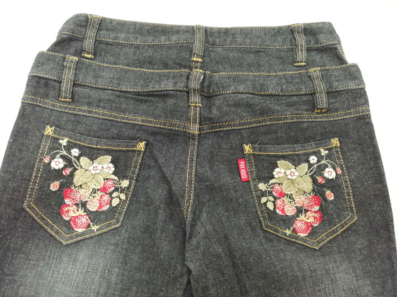 紺苺刺繍デニムパンツ - ピンクハウス通販｜リサイクルブティックClub