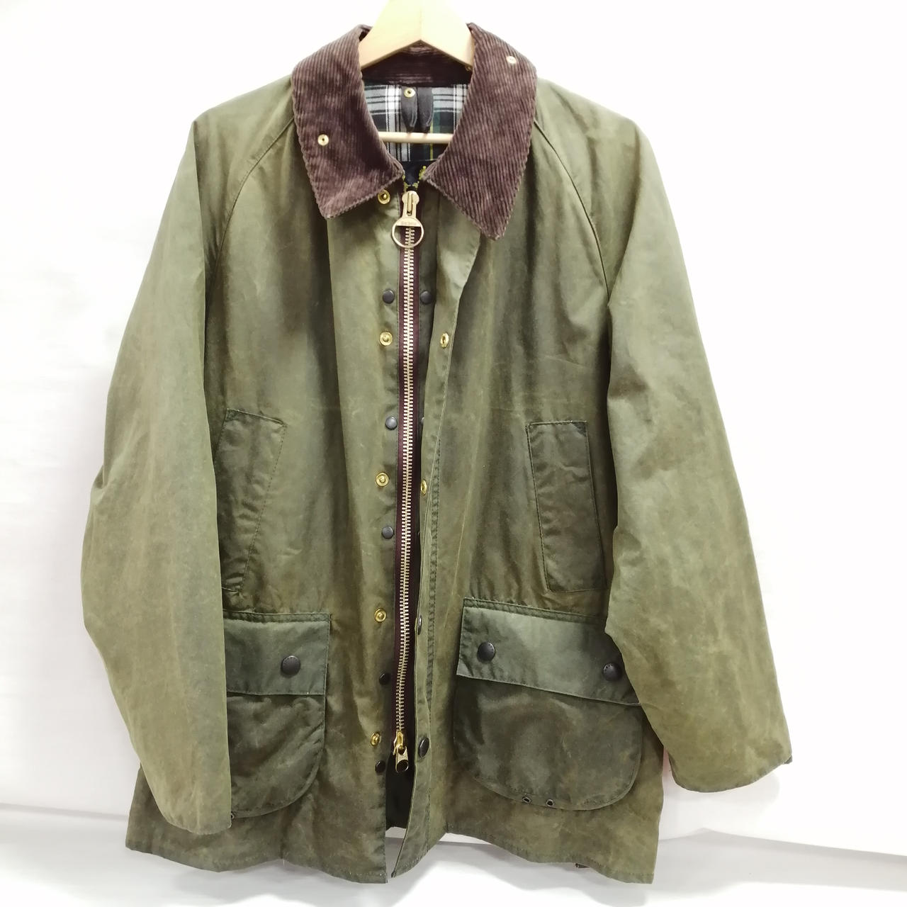 B.C STOCK  Barbour/バブアー BEDALE ジャケット カーキ バブアー(Barbour)|BEDALEオイルドジャケット|HARDOFFオフモール