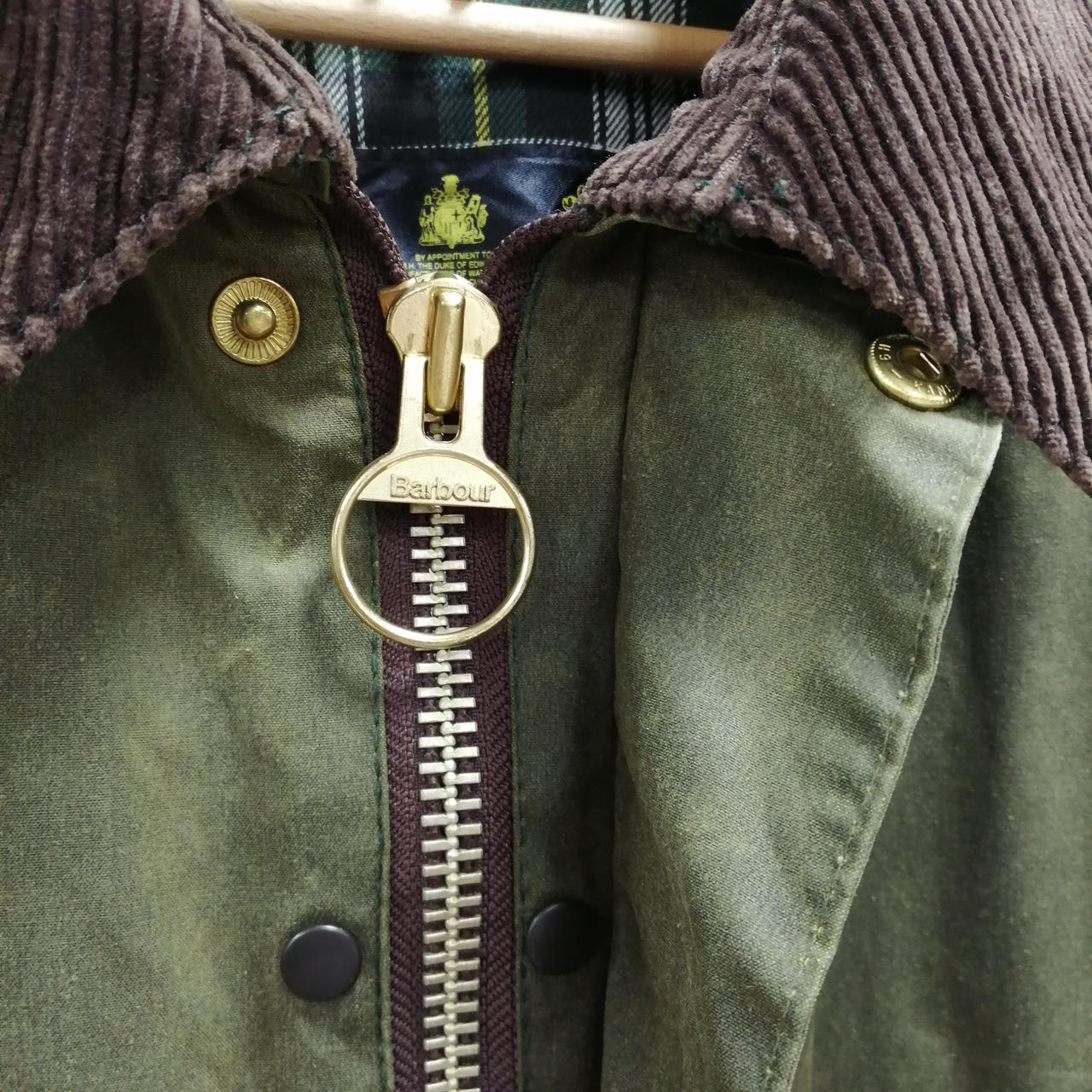 古着　barbour BEDALE 50 カーキ　オイルドジャケット バブアー(Barbour)|BEDALEオイルドジャケット|HARDOFFオフモール