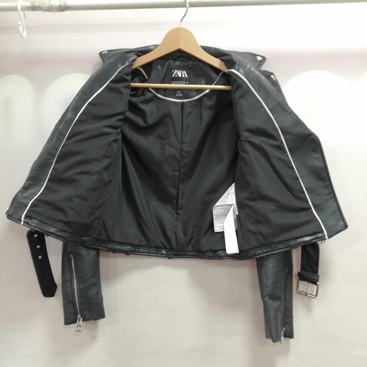 ザラ(ZARA)|合皮ダブルライダースジャケット|HARDOFFオフモール