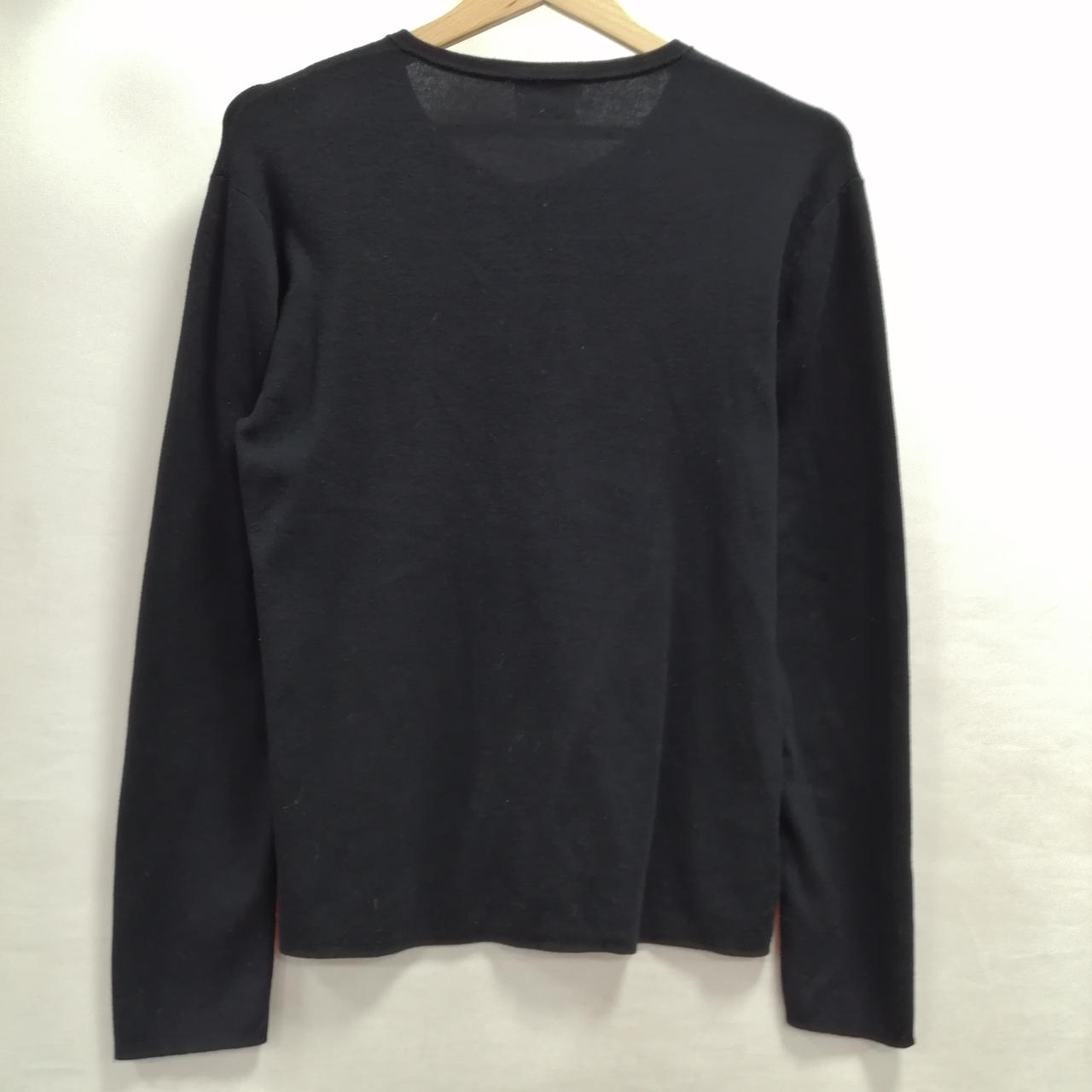 希少 美品 ラコステ ビッグサイズ オールブラック カーディガン 刺繍ロゴ XL ラコステ(LACOSTE)|ロゴ刺繍カーディガン|HARDOFFオフモール