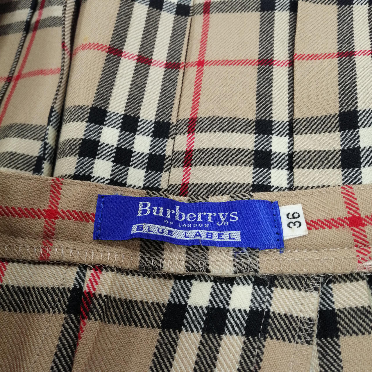 BURBERRYS BLUE LABEL|ノバチェックプリーツスカート|HARDOFFオフ