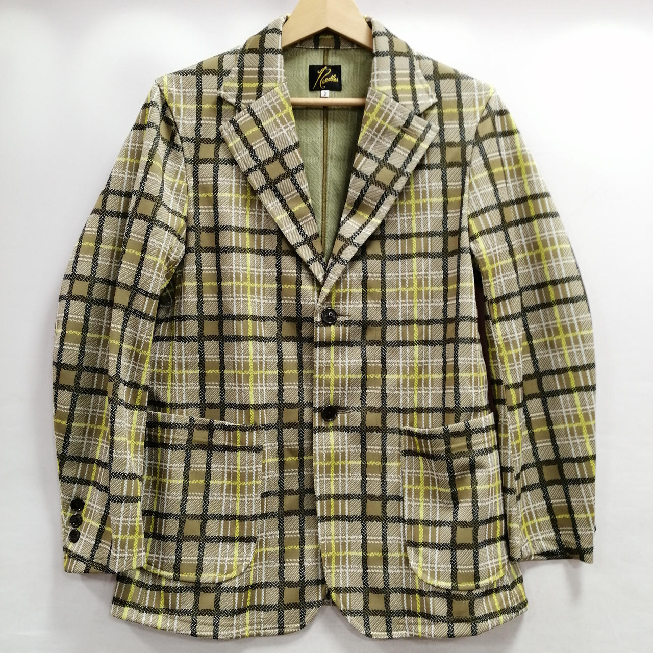 ニードルス(NEEDLES)|チェック柄テーラードジャケット|HARDOFFオフ