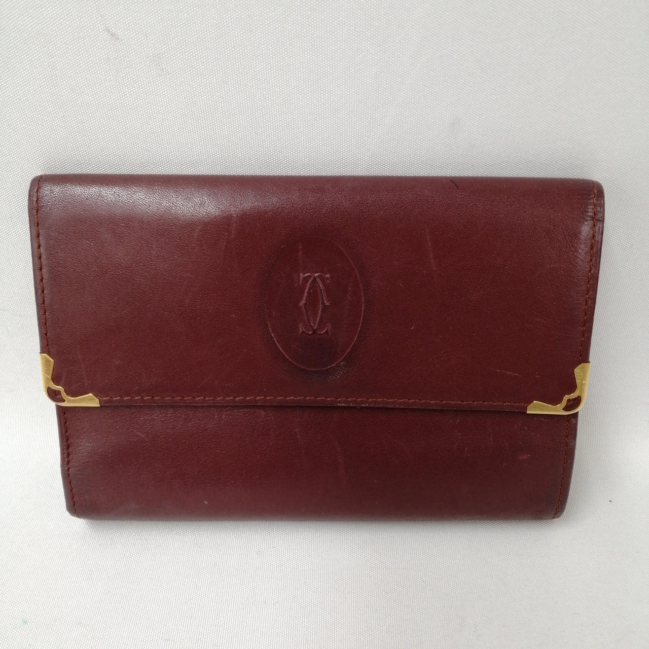 カルティエ(CARTIER)|がま口三つ折り財布 汚れ|HARDOFFオフモール