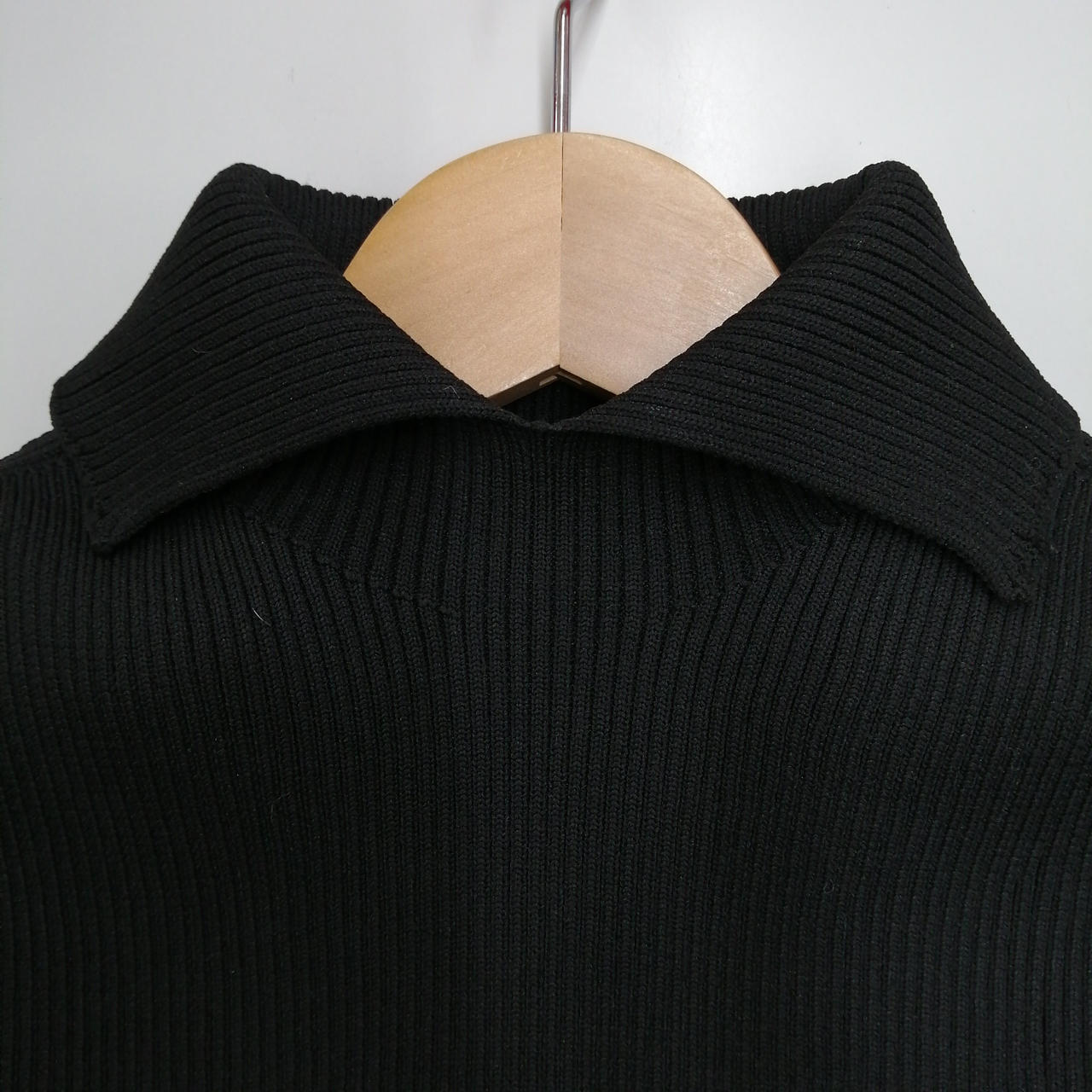 CLANE|SLIT COLLAR RIB KNIT TOPS|HARDOFFオフモール（オフモ