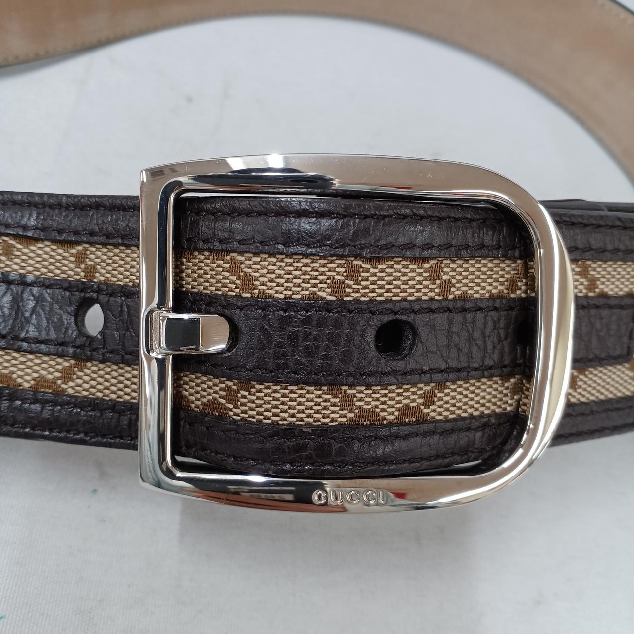 GUCCI|GGキャンバスレザーベルト|【ハードオフ公式通販】オフモール