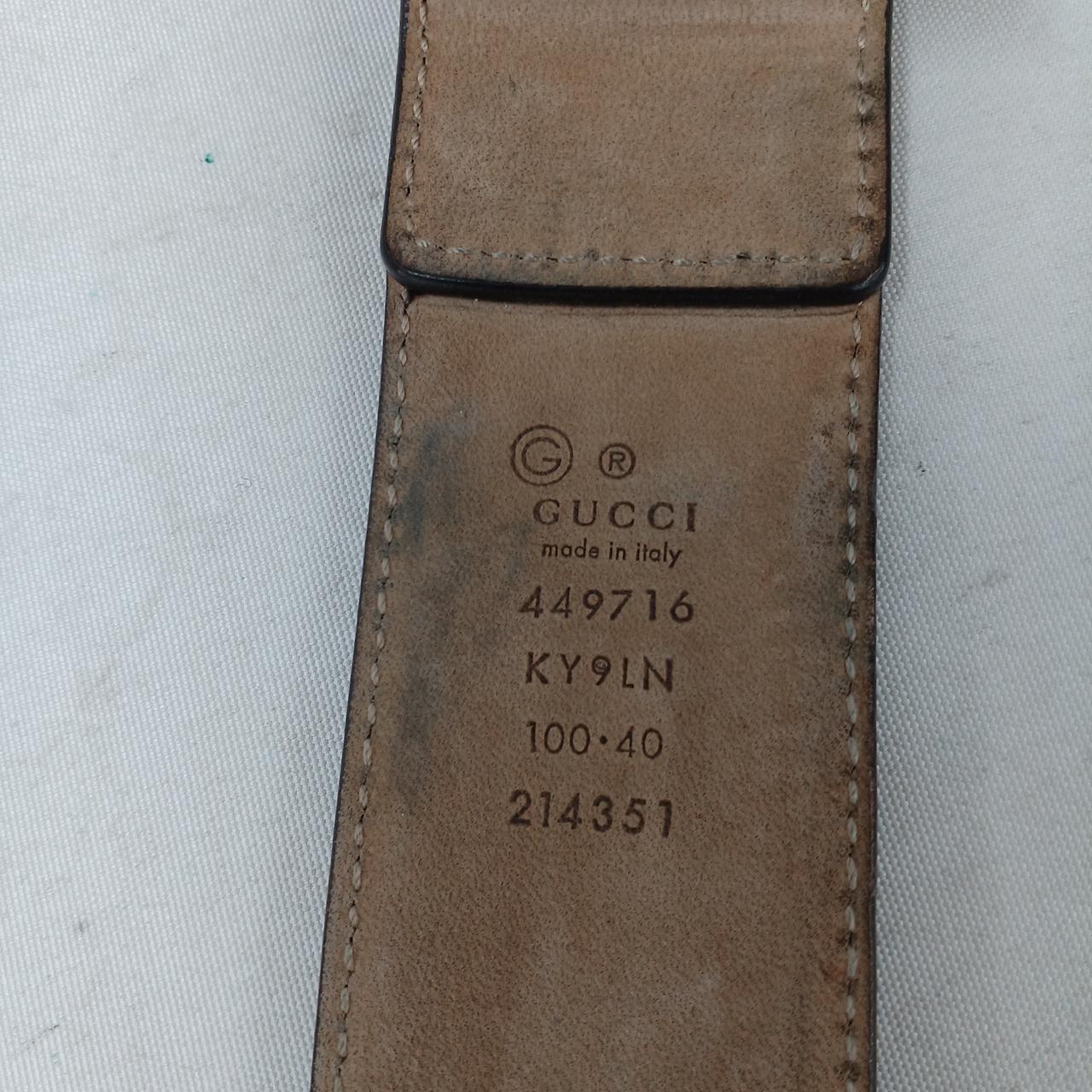 GUCCI|GGキャンバスレザーベルト|【ハードオフ公式通販】オフモール