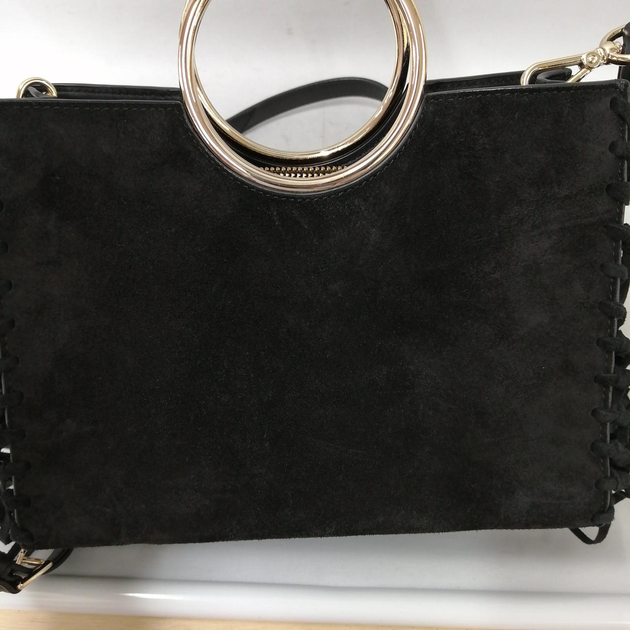 裏側全体的に擦れ