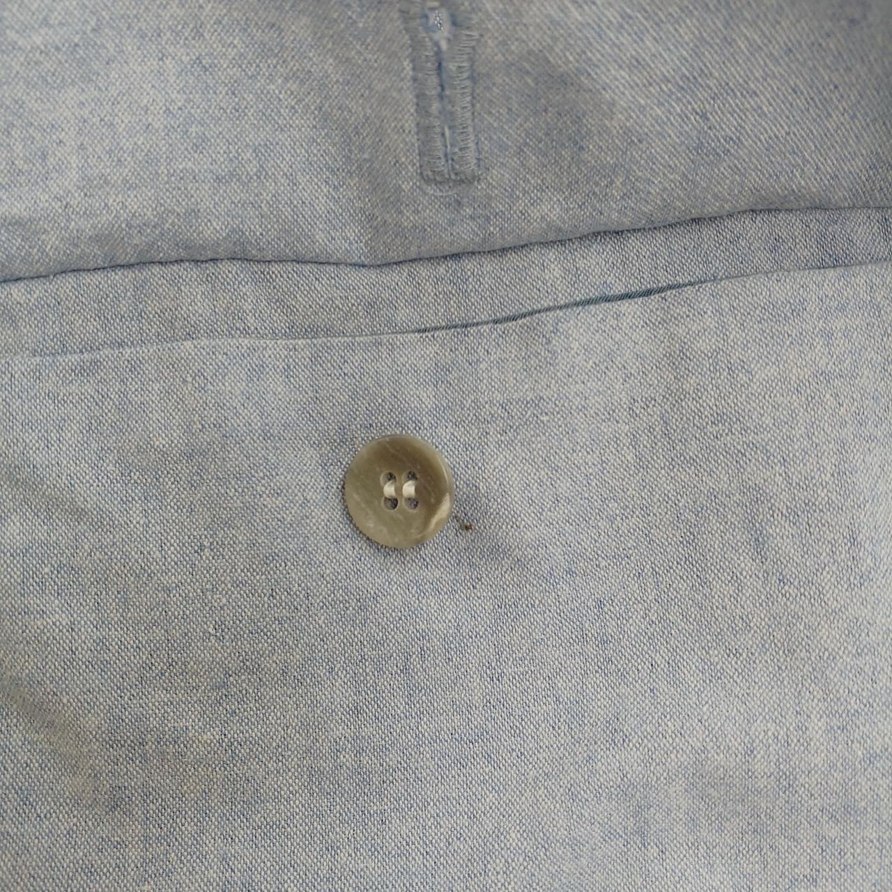 右ボタン横汚れ