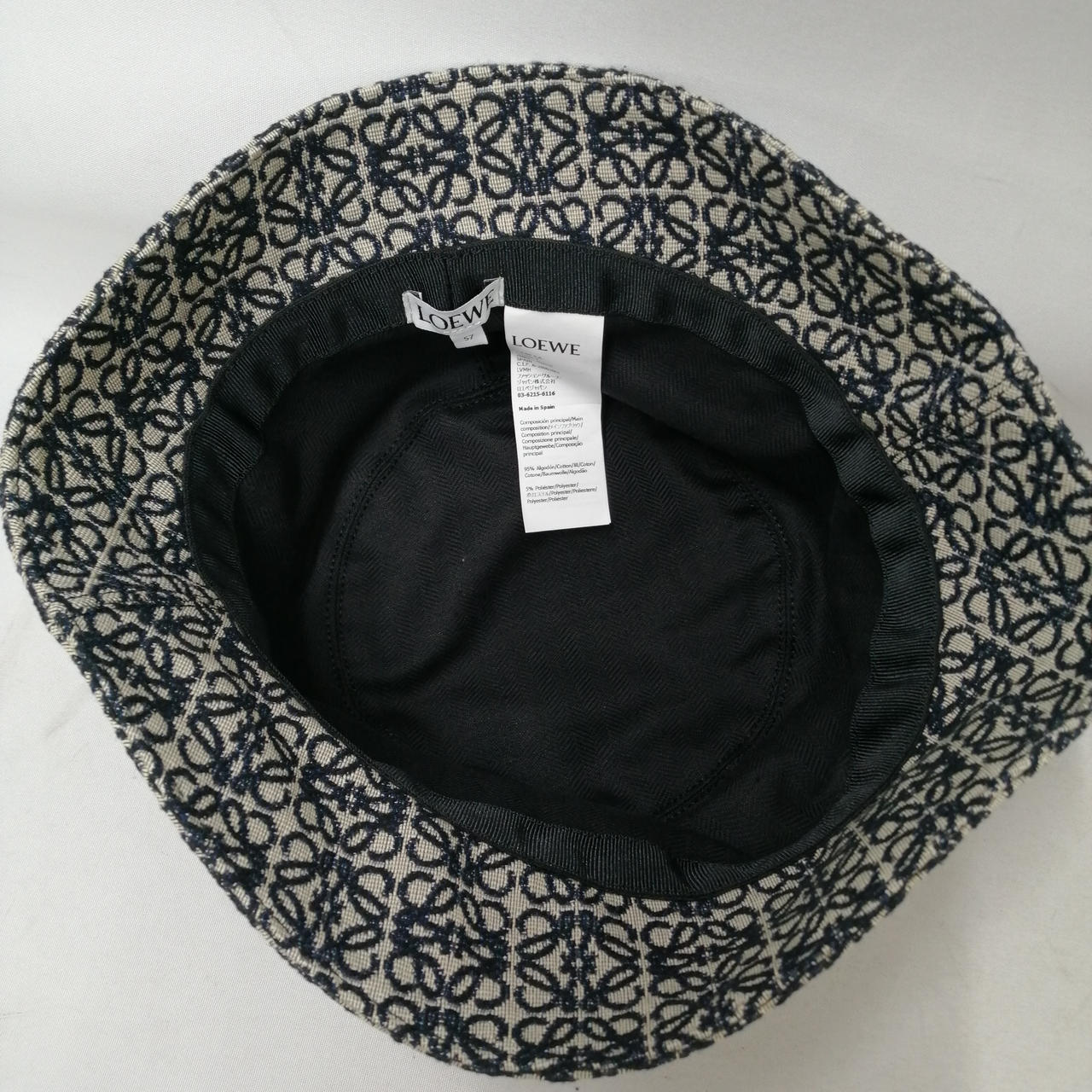 【新品未使用品】ロエベ　アナグラム　バケット　ハット ロエベ(LOEWE)|アナグラムバケットハット|HARDOFFオフモール