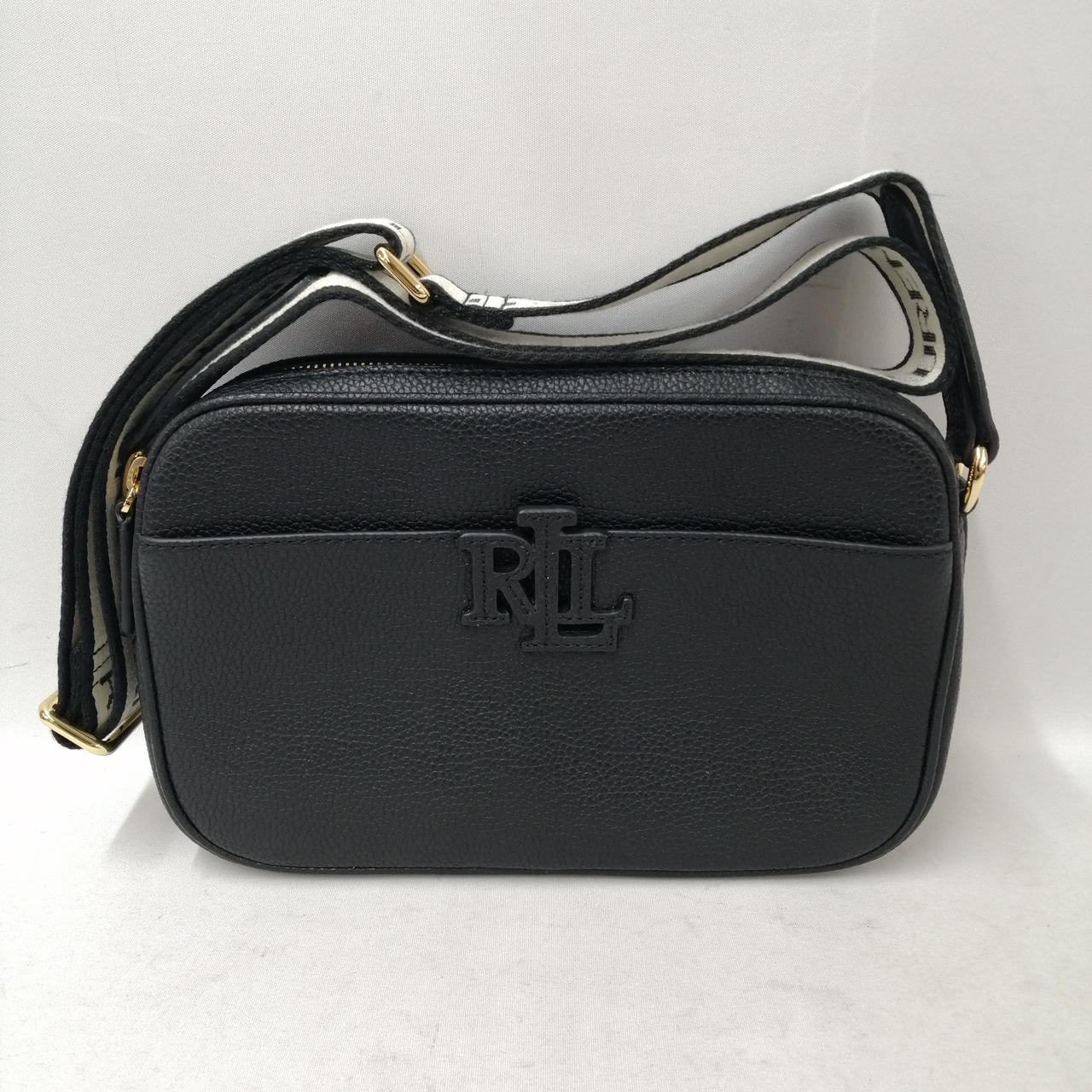 LAUREN RALPH LAUREN|ロゴレザーショルダーバッグ|HARDOFFオフ