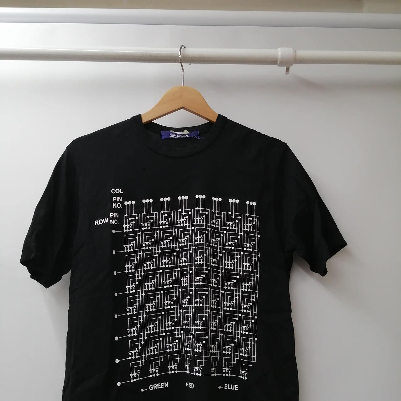 2020SS ジュンヤワタナベ　コムデギャルソン　グラフィックTシャツ　M ジュンヤワタナベコムデギャルソンマン(JUNYA WATANABE