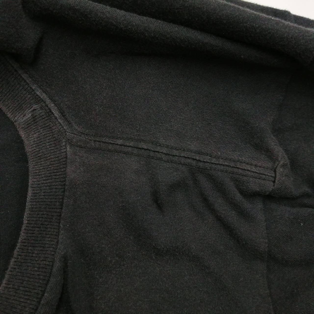 肩部分、色褪せ