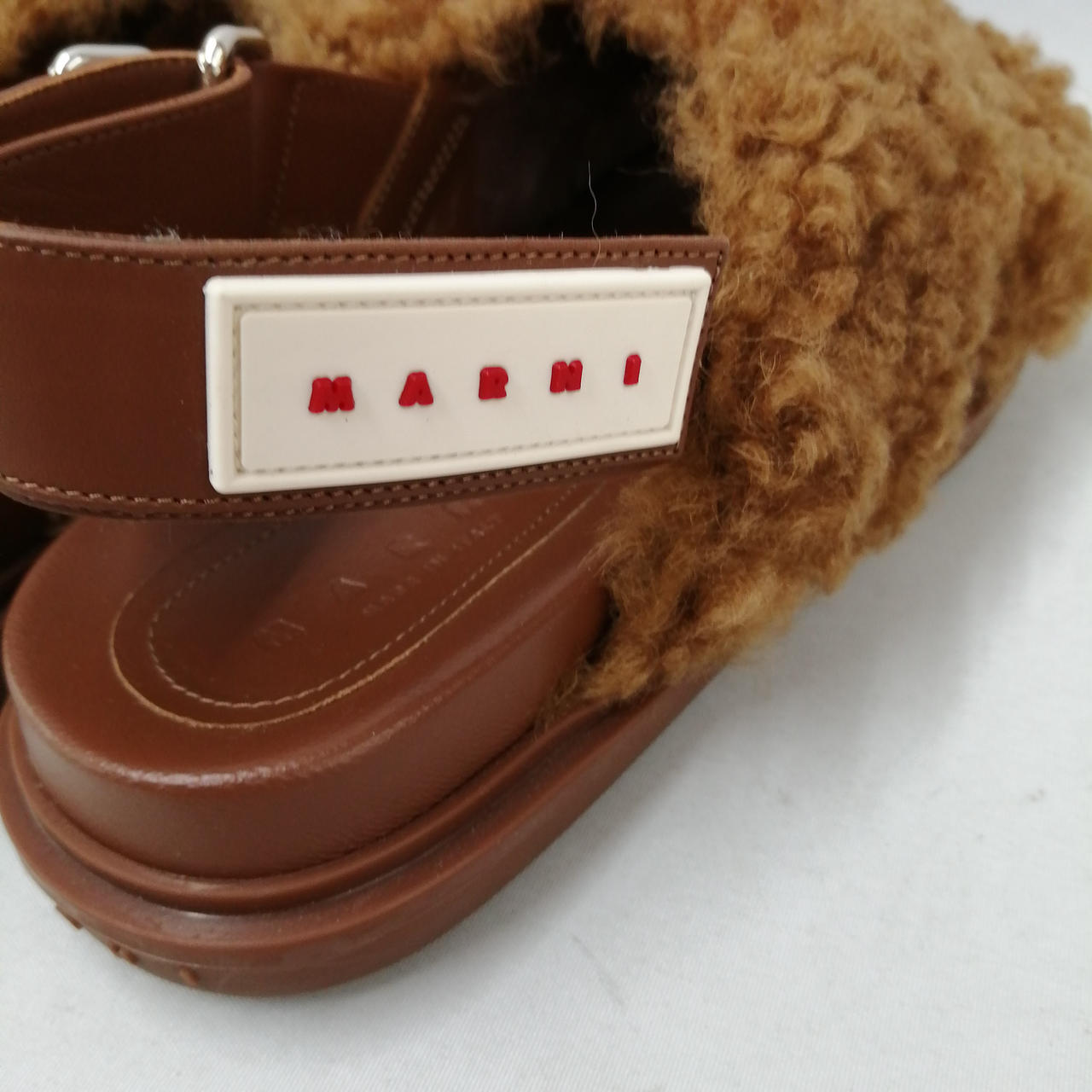 ☆美品☆MARNI ボアサンダル 楽天市場】MARNI マルニ Shearling Sandal フスベットサボ