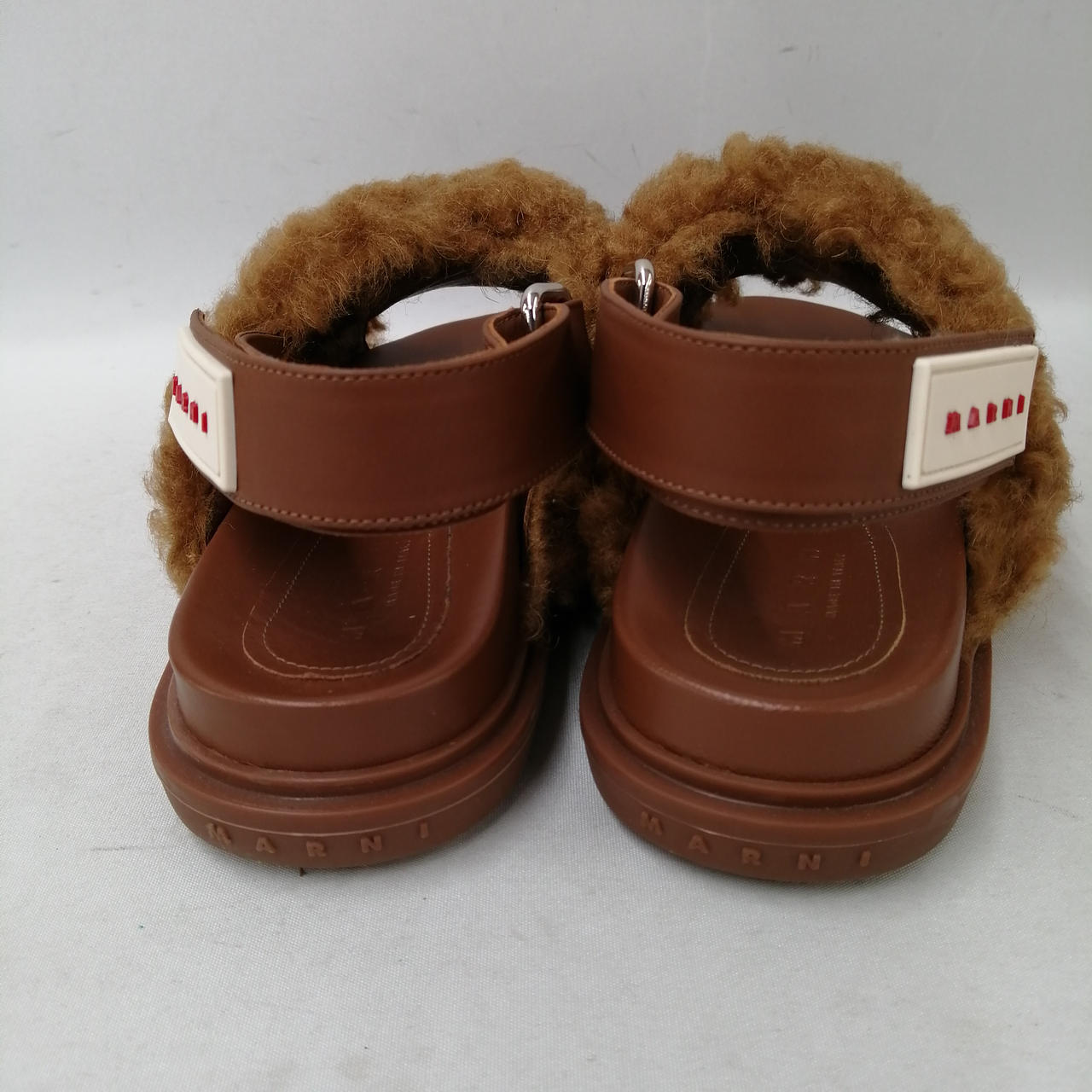 ☆美品☆MARNI ボアサンダル 楽天市場】MARNI マルニ Shearling Sandal フスベットサボ