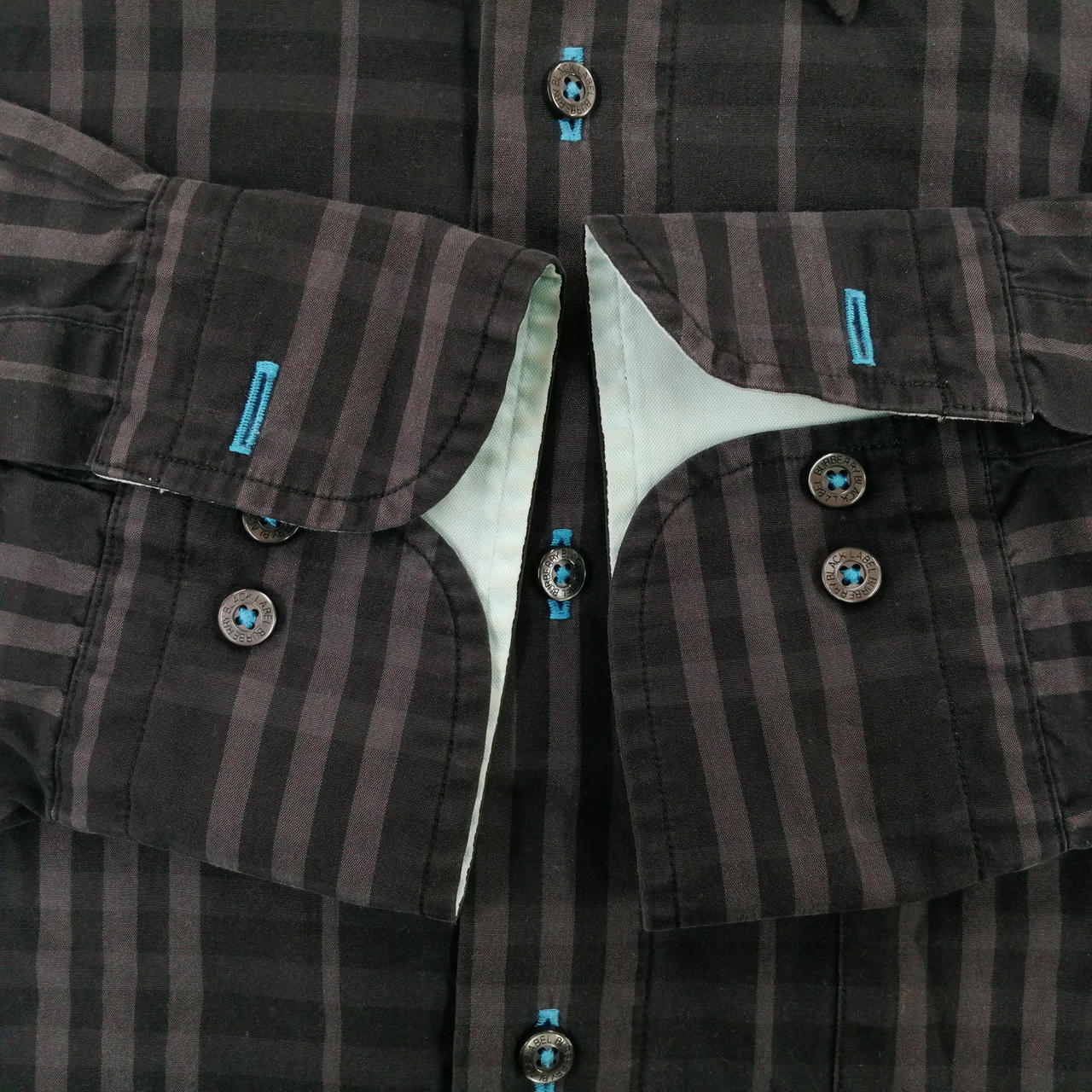 バーバリーブラックレーベル　ボタンダウンシャツ BURBERRY BLACK LABEL バーバリーブラックレーベル シャツ 長袖
