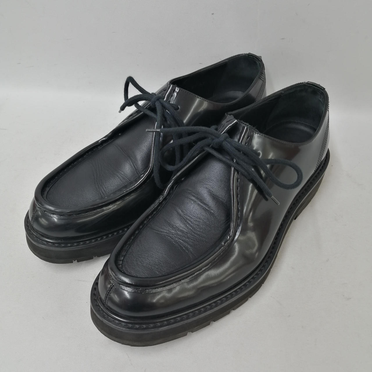未使用 VALENTINO ヴァレンティノ ヒールスタッズ レザーシューズ 43 VALENTINO GARAVANI(ヴァレンティノ・ガラヴァーニ) Gentleglam