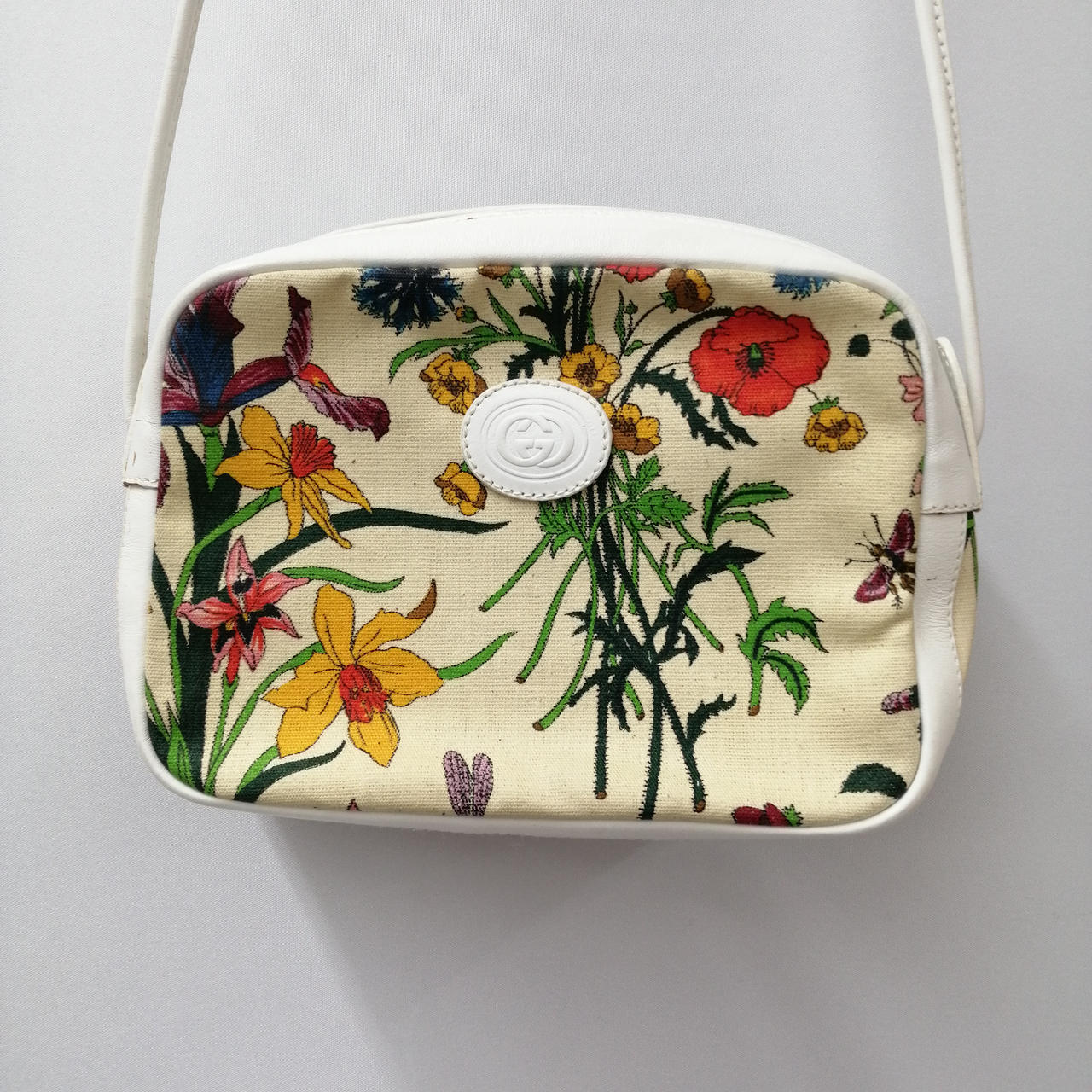 GUCCI 花柄ショルダーバッグ 中型 グッチ(GUCCI)|花柄ショルダーバッグ|HARDOFFオフモール（オフモ