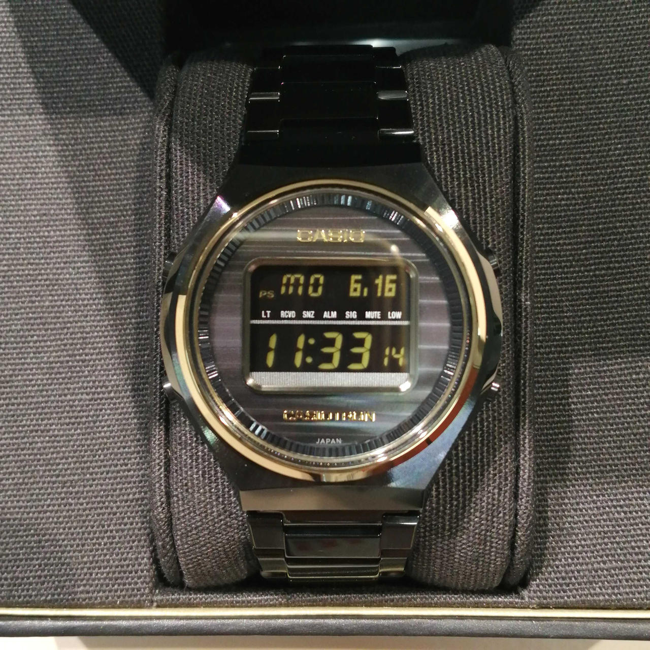(最終値下げ) casio カシオ CASIOTRON 59CGS-33 超レア CASIO カシオトロン 59CGS-33 ゴールド 未使用 美品