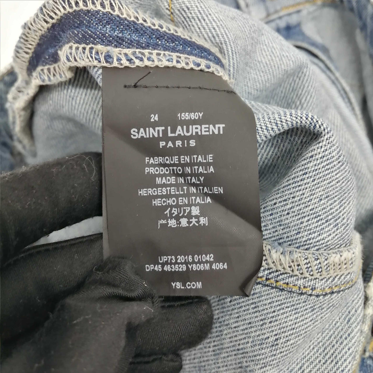 サンローランパリ SAINT LAURANT デニムスカート SAINT LAURENT PARIS サンローランパリ デニムスカート