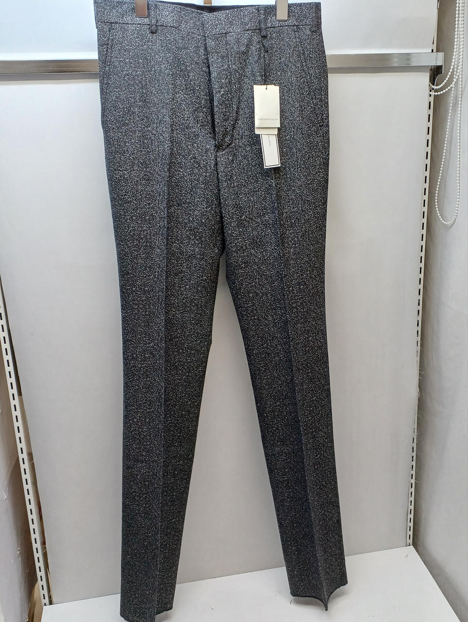 JOHN LAWRENCE SULLIVAN 型番:GRY/44 総柄ストレートトラウザー