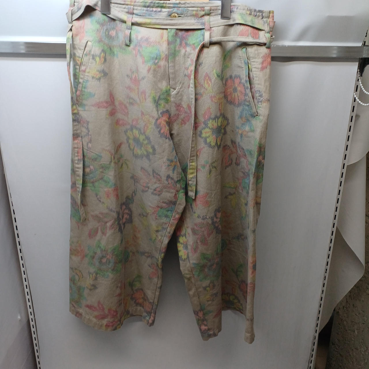 Y’s ワイズ　ワイドパンツ ワイズY's 裏ストライプデニムパンツ 黒1 (K-126838) | DC