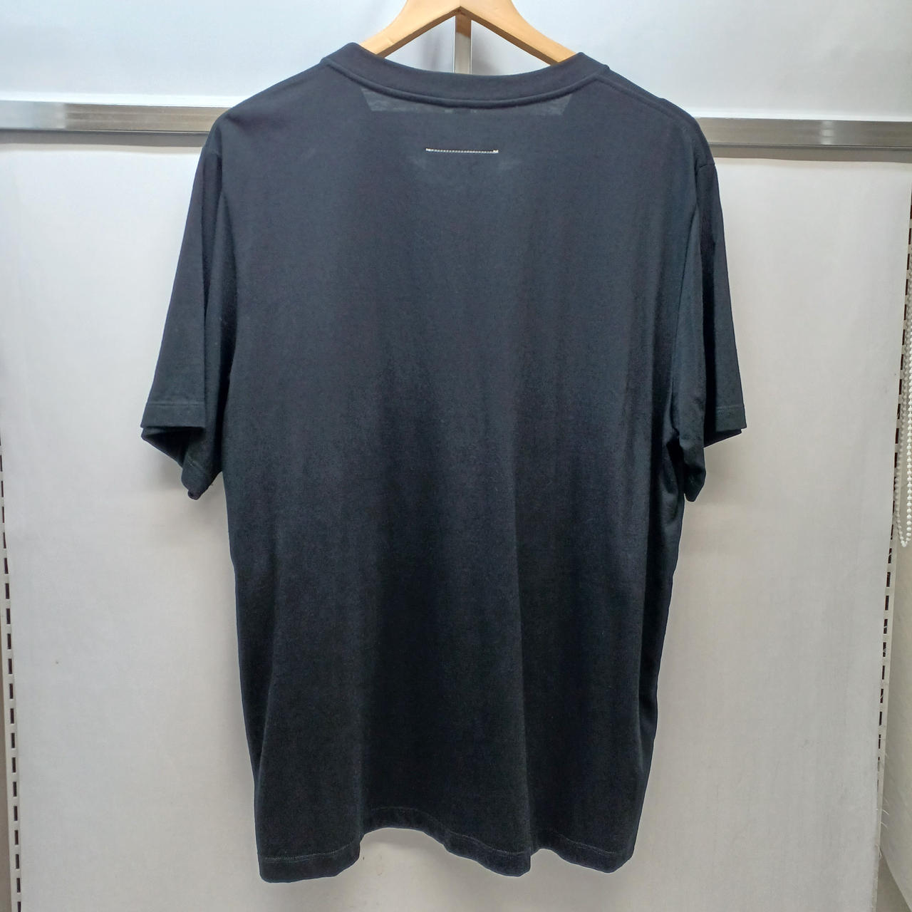 【美品】MM6 Maison Margiela オフショルダー Tシャツ 青 美品】MM6 Maison Margiela オフショルダー Tシャツ 青