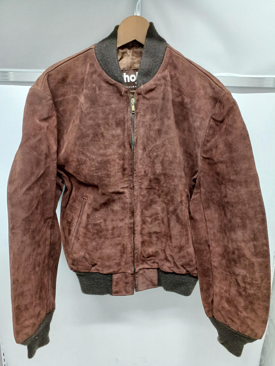 美品　80 90s ショット　ブルゾン　スエード　idealジップ M ブラウン SCHOTT|スウェードブルゾン|HARDOFFオフモール（オフモ）|1040170000079443