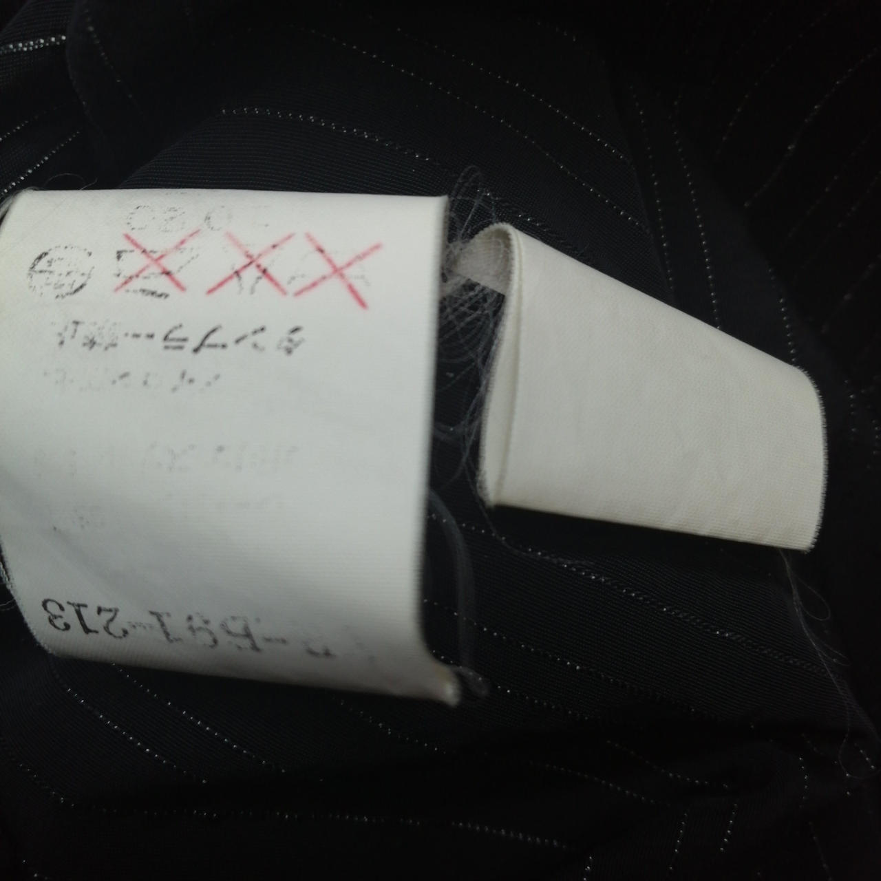 タグほつれ印字消えあり