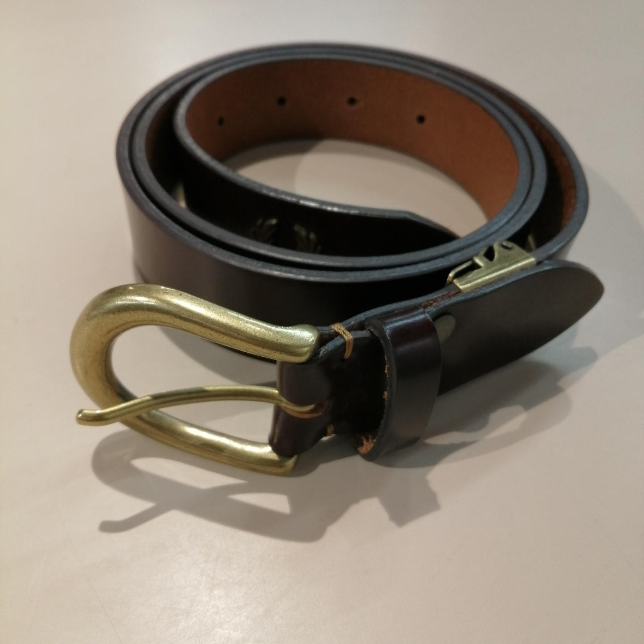 フレッドペリー【ベルト】 Burnished Leather Belt(32 102：BLACK): | FRED PERRY JAPAN