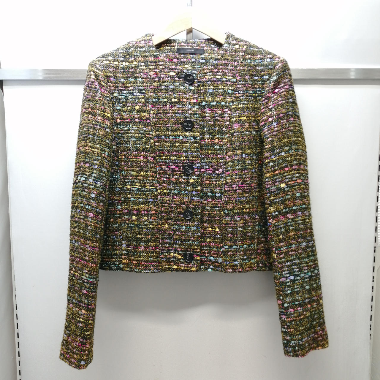 Paul Smith ポールスミス ノーカラージャケット 日本製 ウール M Paul Smith ポールスミス ノーカラージャケット 日本製 ウール M