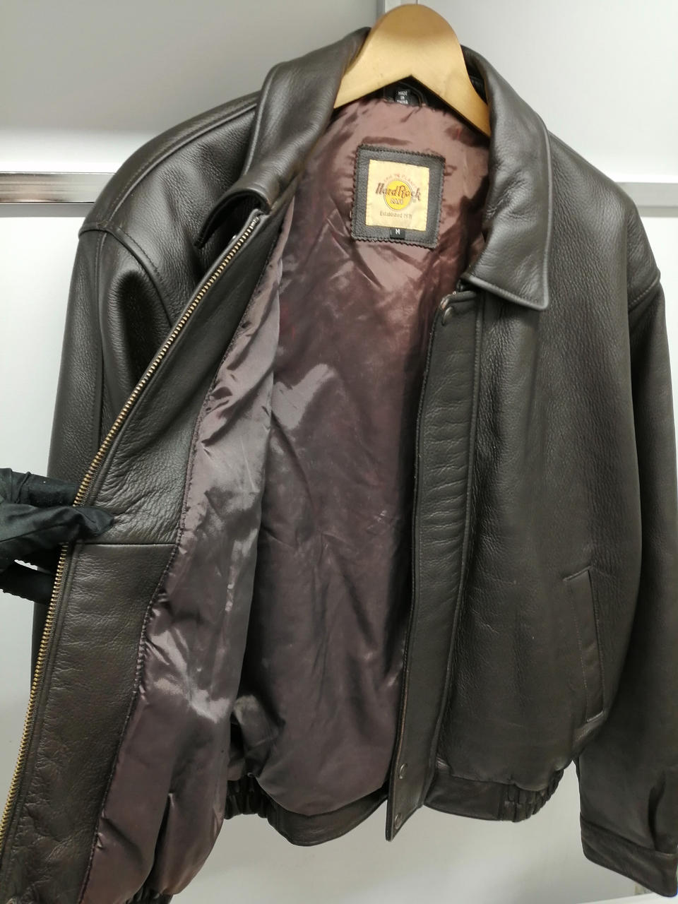 Hard Rock Cafe レザージャケット VINTAGE HARD ROCK CAFE NEW YORK LEATHER JACKET 1990S SIZE