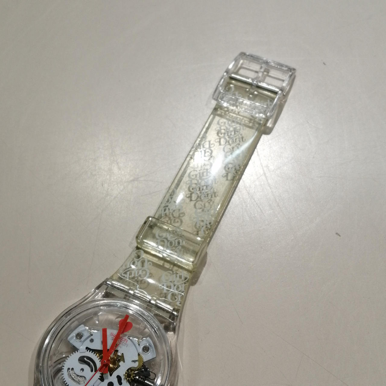 ベルト　黄ばみ