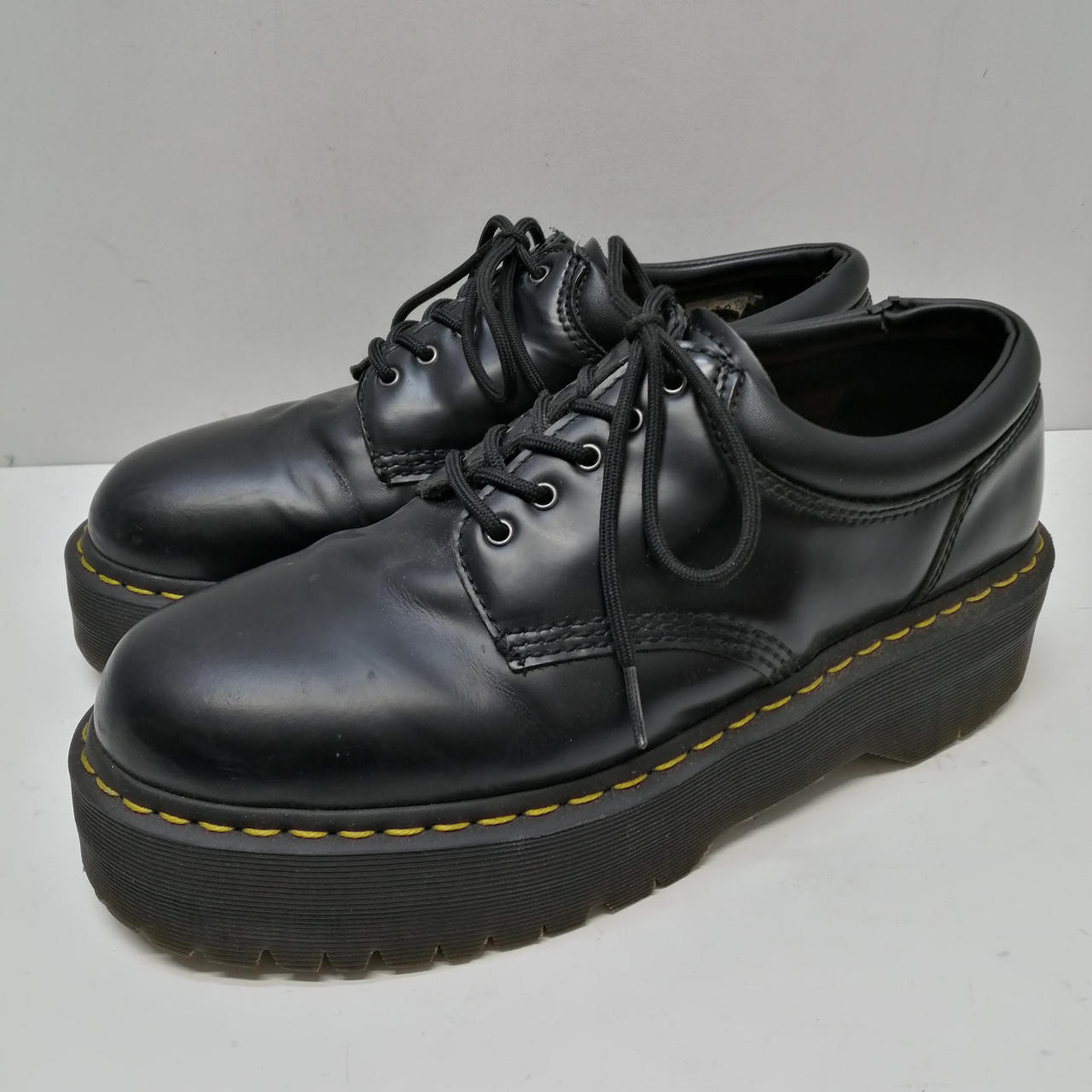 【美品特価早い者勝ち】Dr.Martens AUDRICK 3 EYE Dr Martens Women's Audrick 3-Eye Platform Shoes Black Size 8 NWT