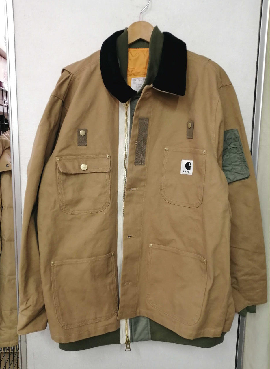 sacai carharrt size1 お値下げ中 Sacai - Sacai X Carhartt WIP パーカー | HBX - ハイプビースト