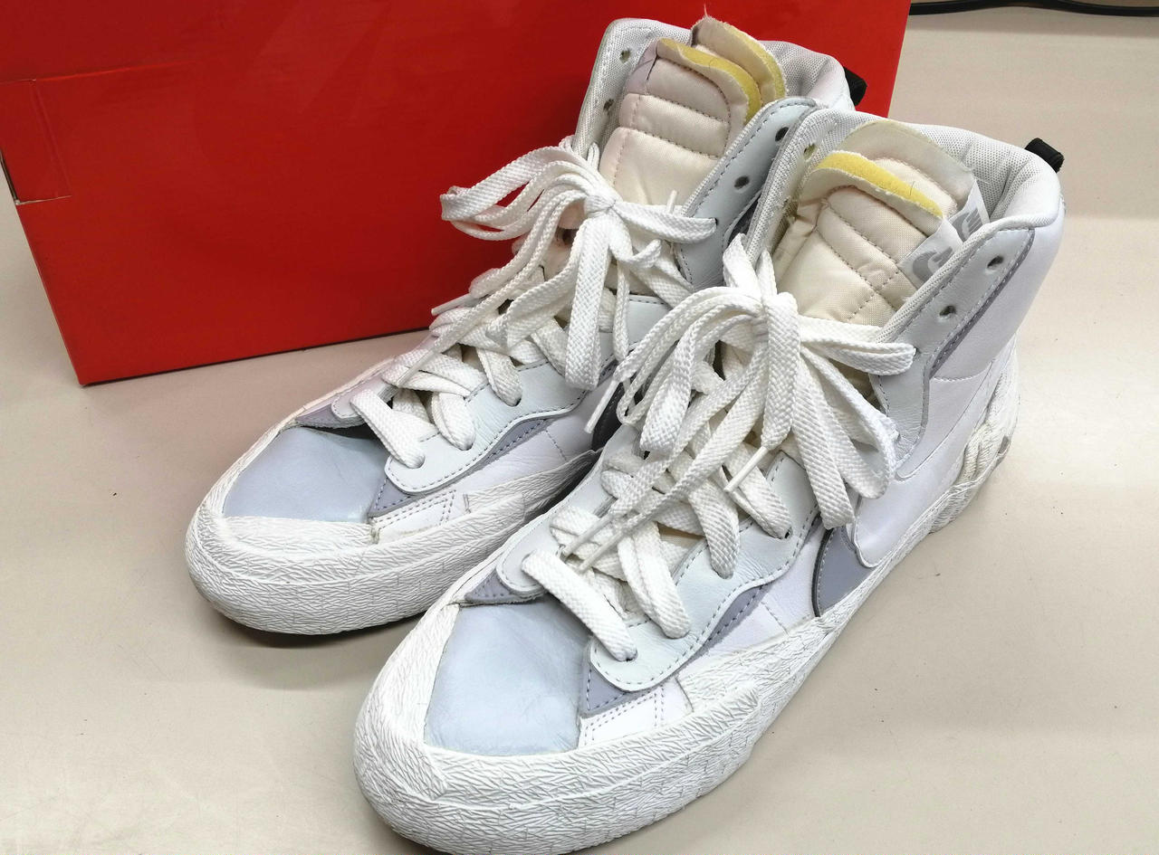 【新品未使用】NIKE×sacai BLAZER MIDミッドカットスニーカー sacai × NIKE BLAZER MID 