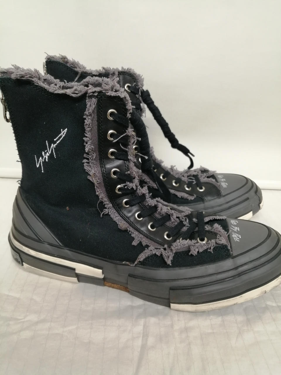（K25169）ヨウジ ヤマモト VESSEL ハイカットスニーカー 24㎝ yohji yamamoto - Y's × Vessel HIGH-CUT SNEAKERS / スニーカー