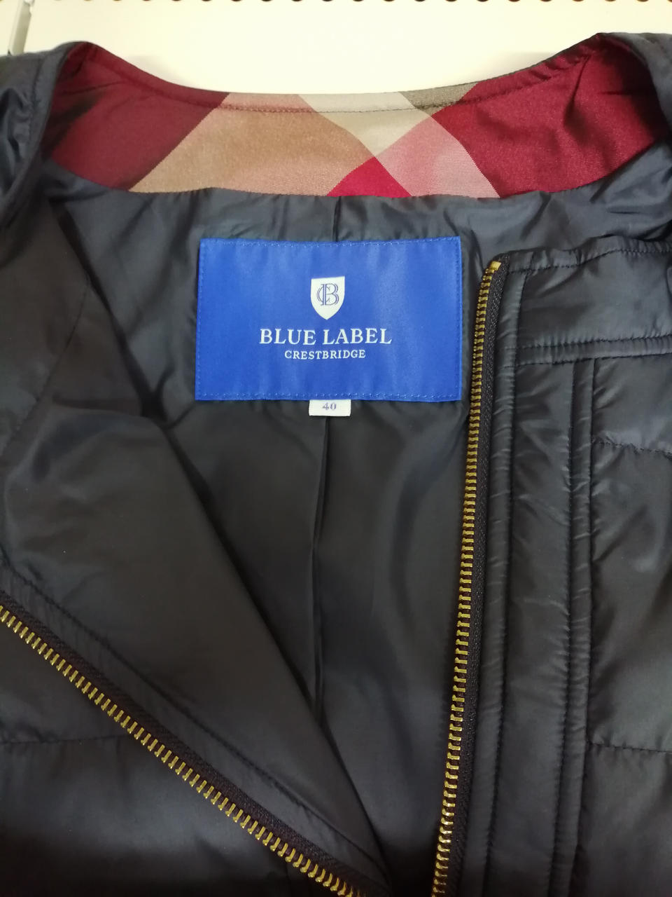 BLUE LABEL CRESTBRIDGE ダウンジャケット BLUE LABEL CRESTBRIDGE ブルーレーベルクレストブリッジ ダウン