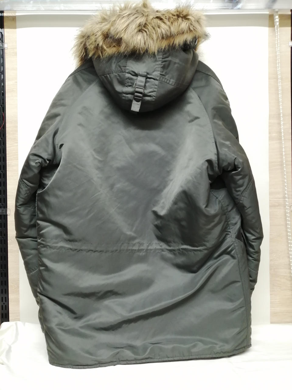 サタンアルバイト N-3Bジャケット シルバーグレー BIG SIZE 美品 サタンアルバイト N-3Bジャケット シルバーグレー BIG SIZE 美品